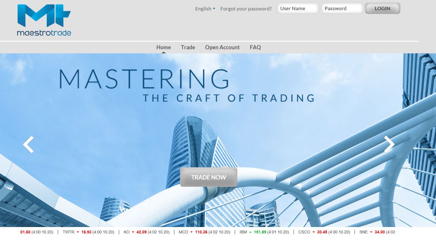 maestrotrade une