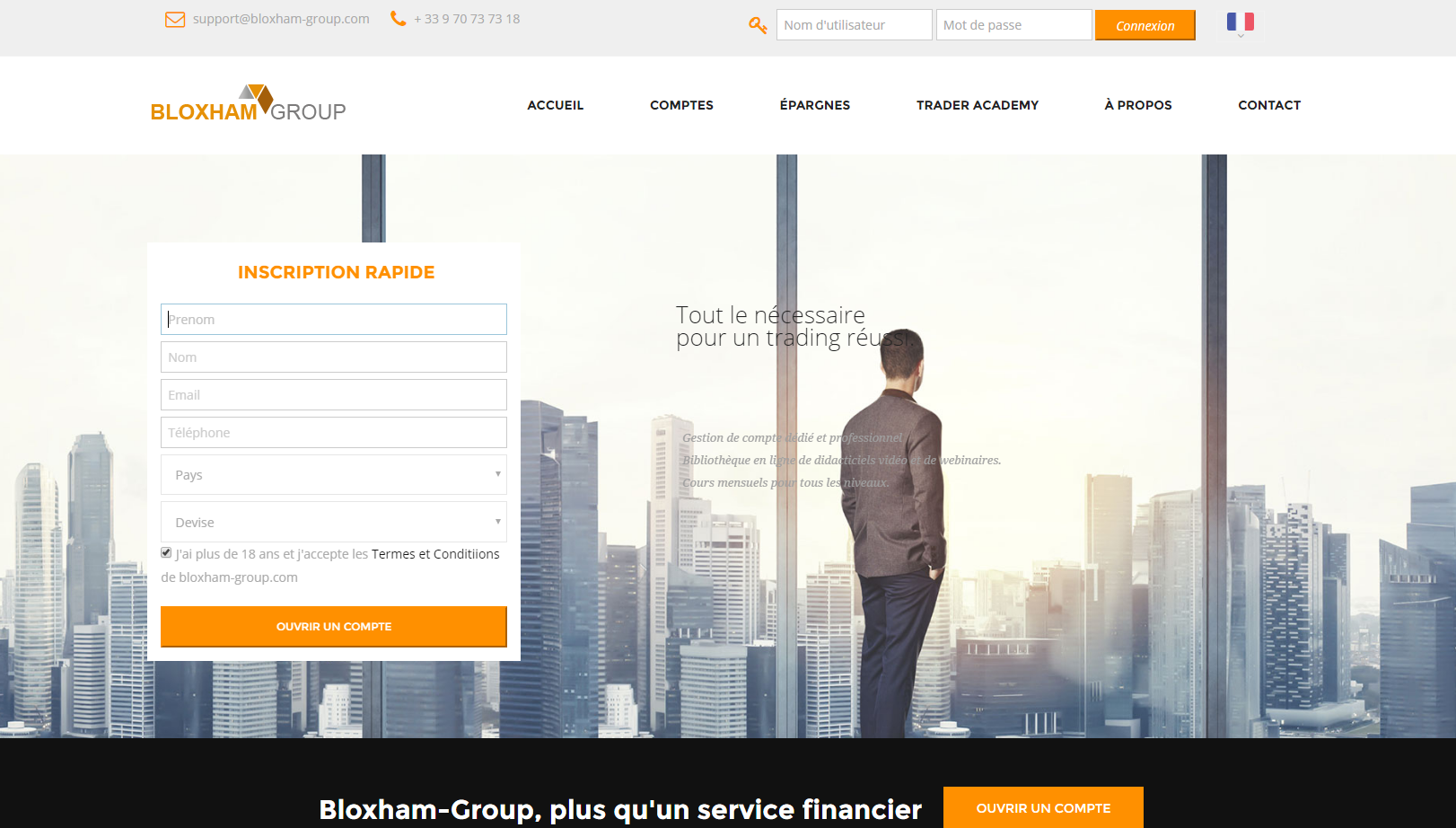 Page de bloxhm group