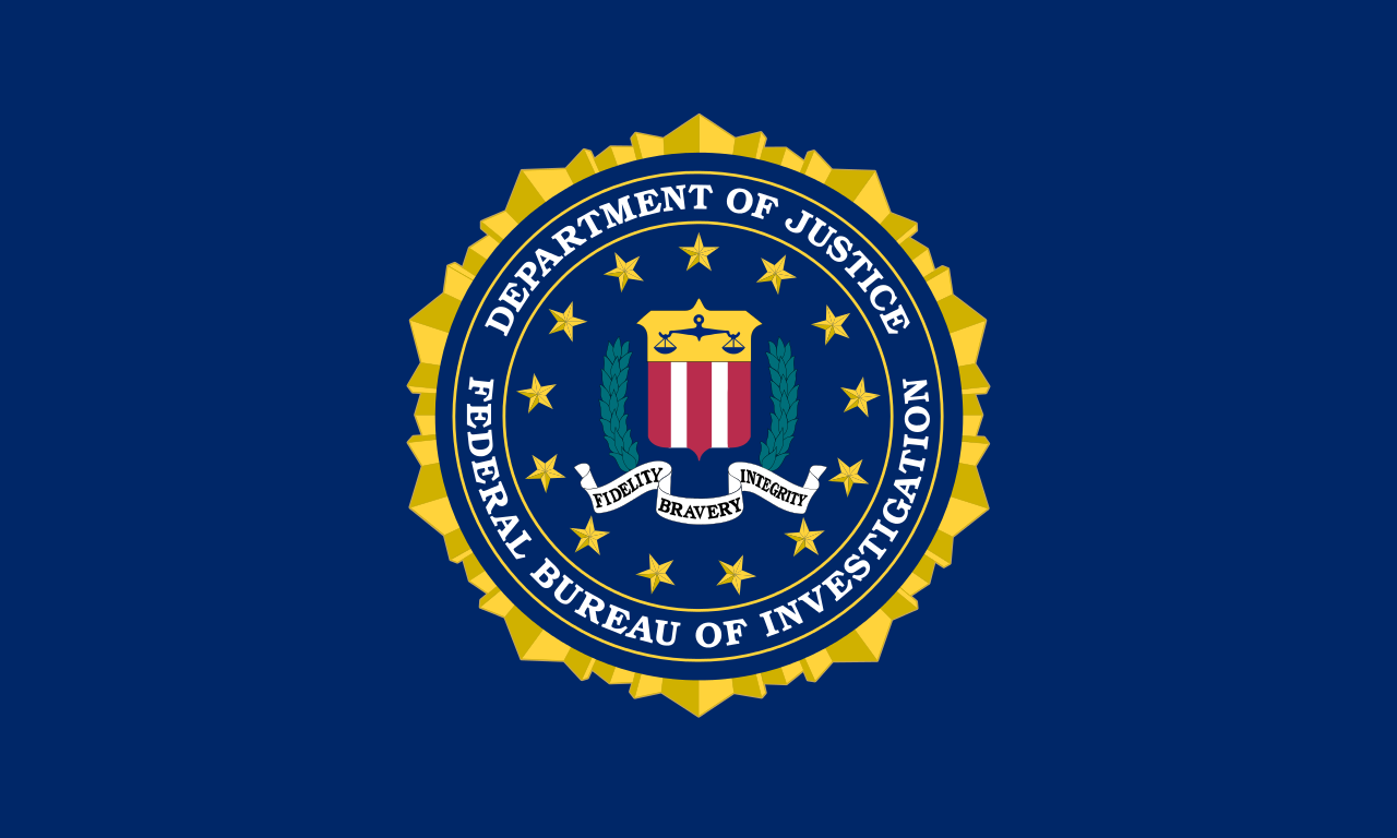 1280px Flag of the United States Federal Bureau of Investigation.svg