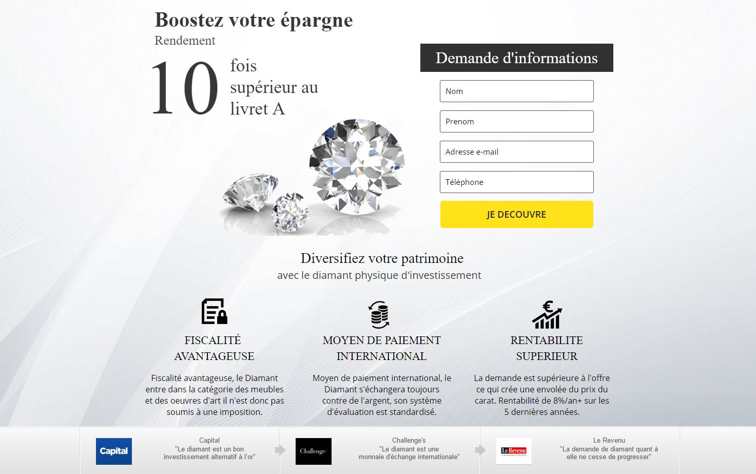 diamant epargne