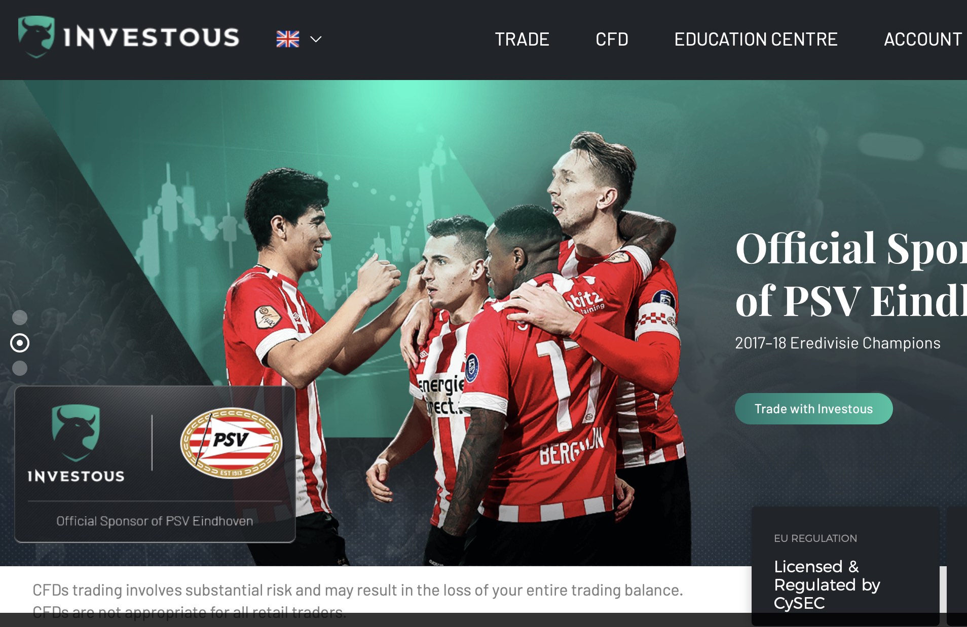investous site