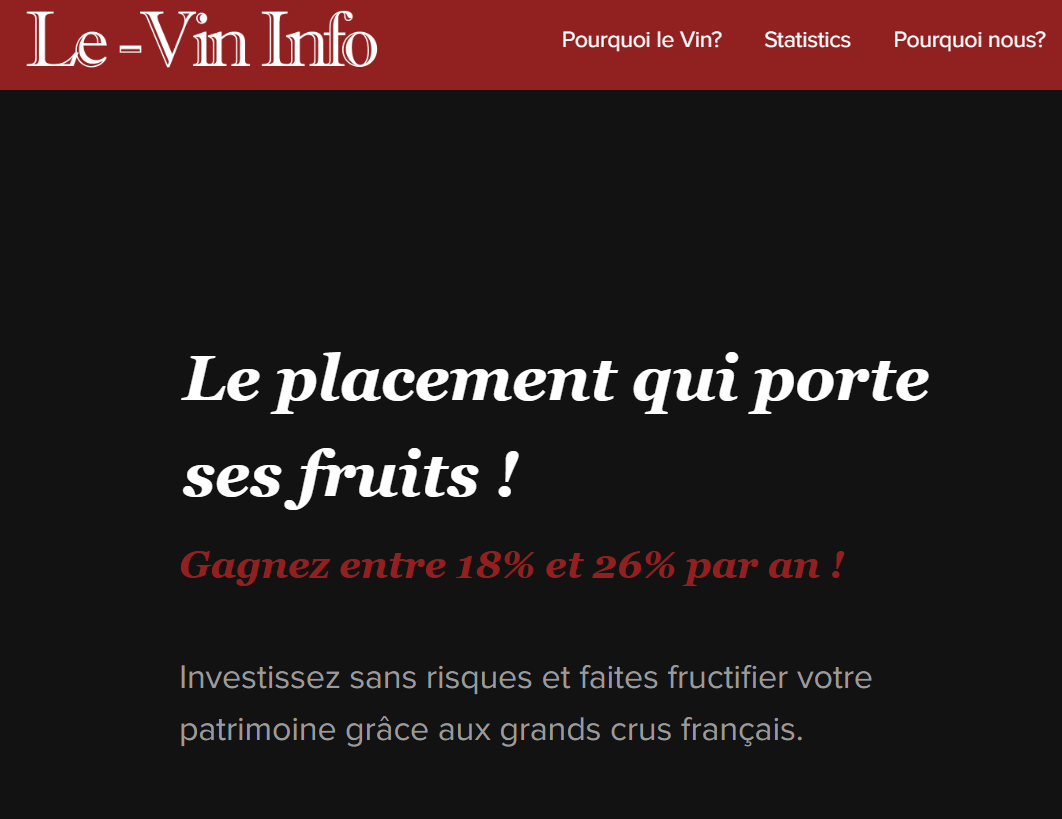 le vin info