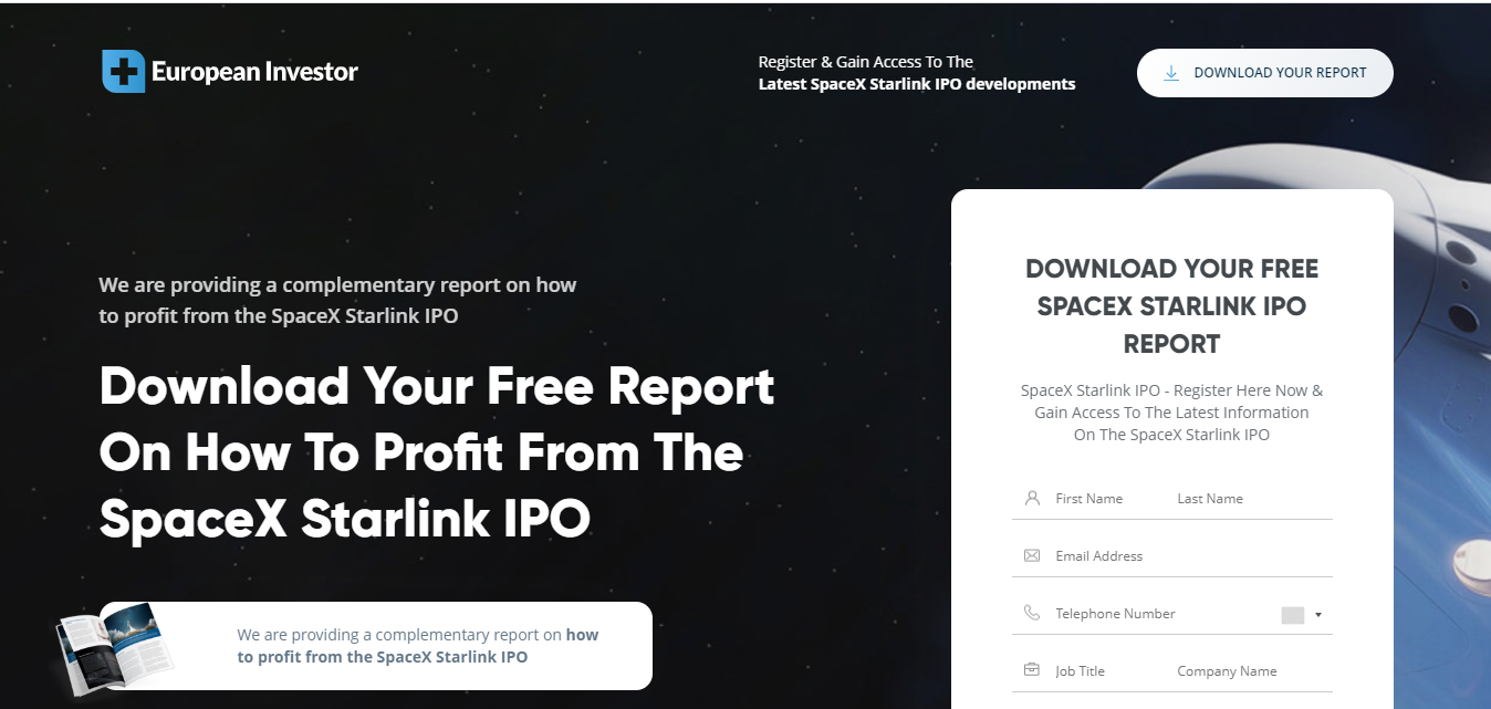 Spacex-ipo.european-investor.com