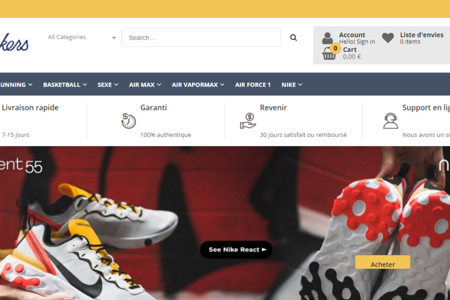 Arnaque n°889 : Basketskrs.com