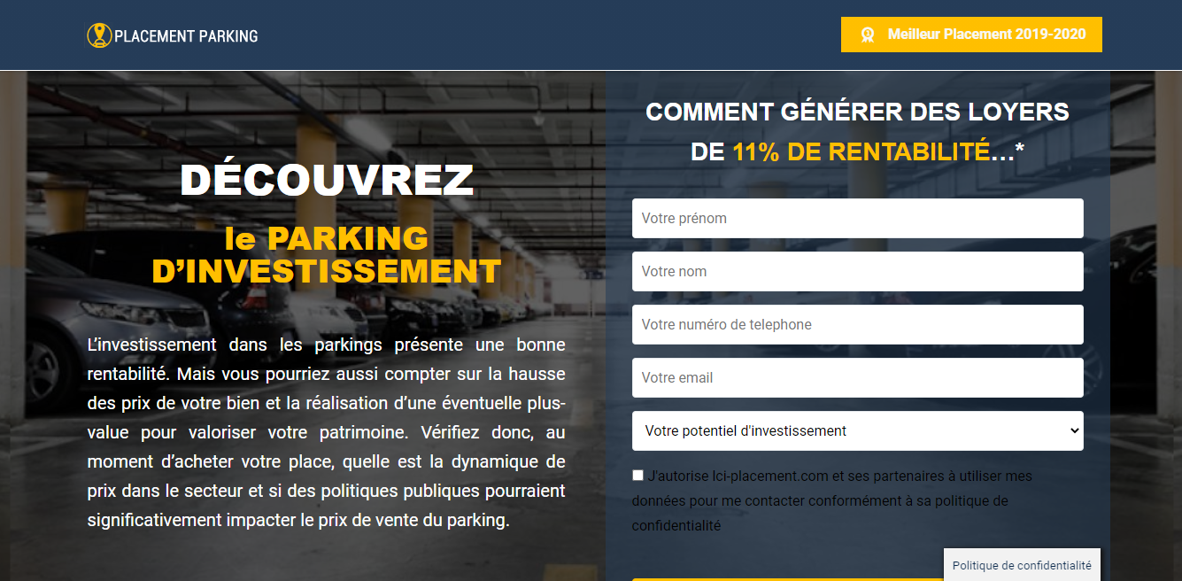 Arnaque n°899 : Lci-placement.com