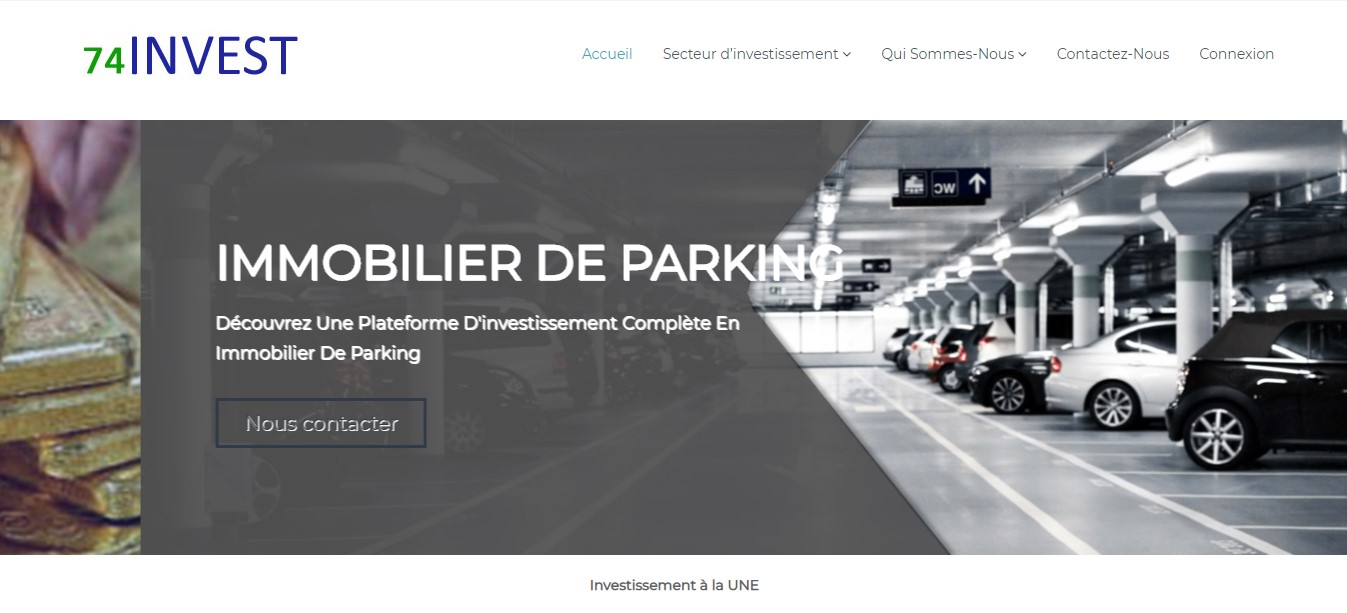 Arnaque n°921 : 74invest.com