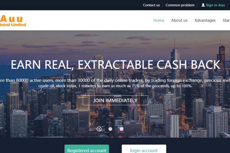Arnaque n°950 : Auuforex.com