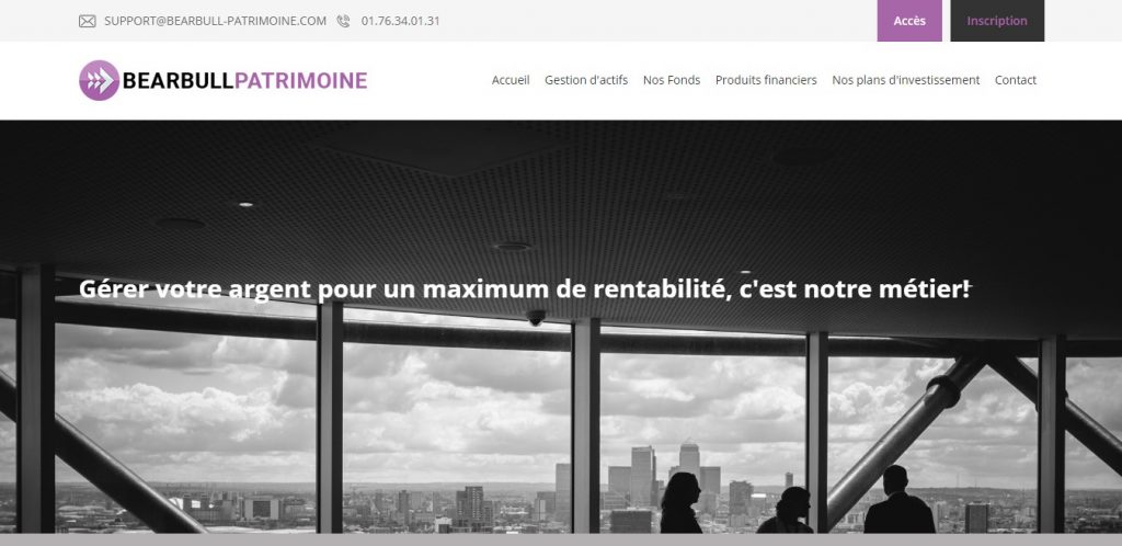 Arnaque n°965 : Bearbull-patrimoine.com