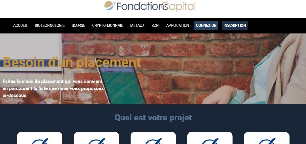 Arnaque n°959 : Fondations-capital.com