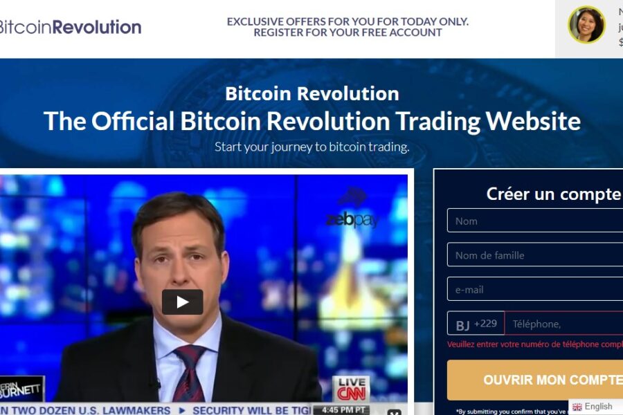 Arnaque n°997 : Bitcoinrevolution.org