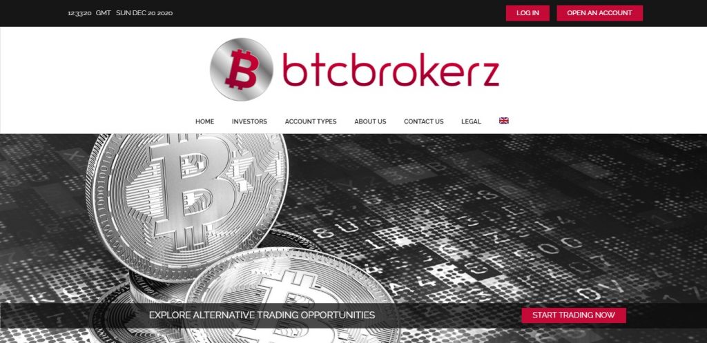Arnaque n°996 : Btcbrokerz.com