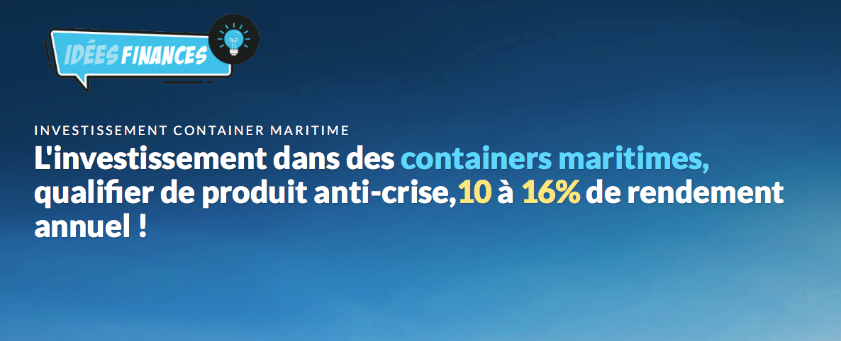 containers maritime arnaque