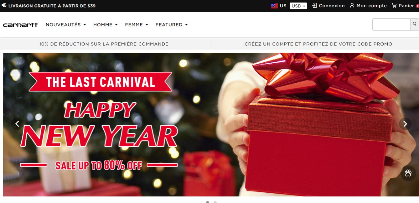 Arnaque n°989 : Carhatjackets.online