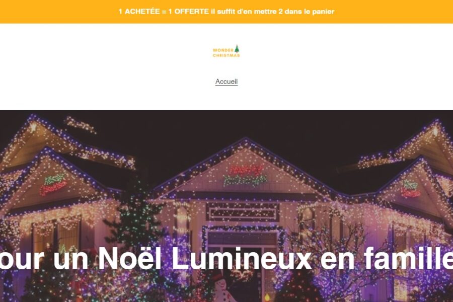 Arnaque n°1000 : Fr-wonderchristmas.com
