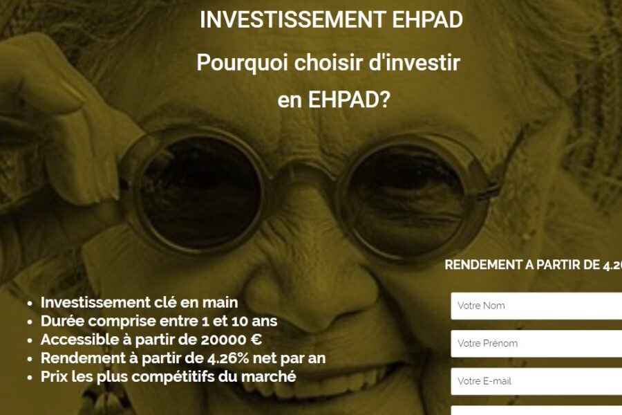 Arnaque n°993 : Investir-en-ehpad.com
