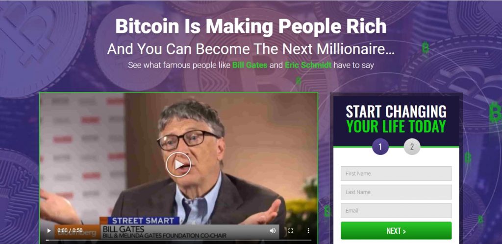 Arnaque n°1020 : Bitcointraderapps.net
