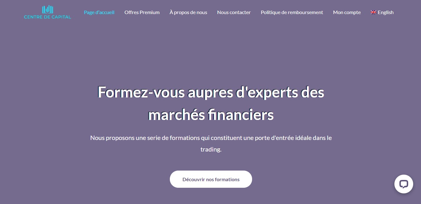 Arnaque n°1028 : Centredecapital.com