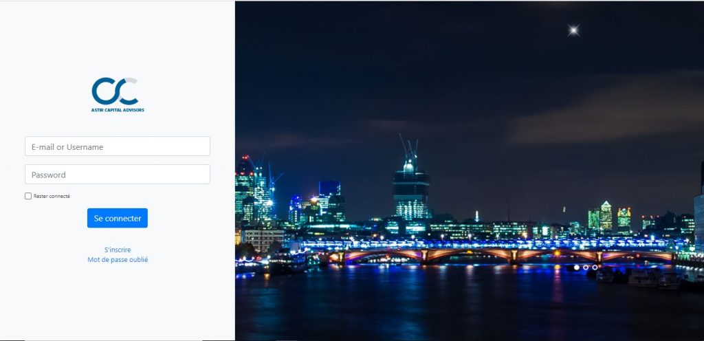 Arnaque n°1038 : Platform.astir-capital.com