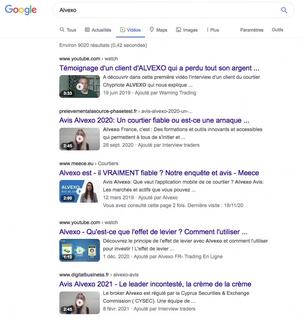 Google ALvexo