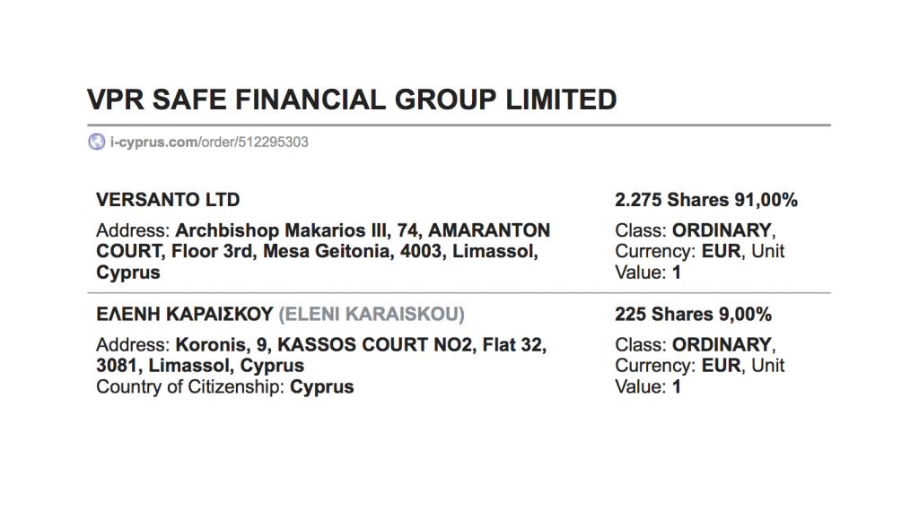 VPR Safe Financiel Group