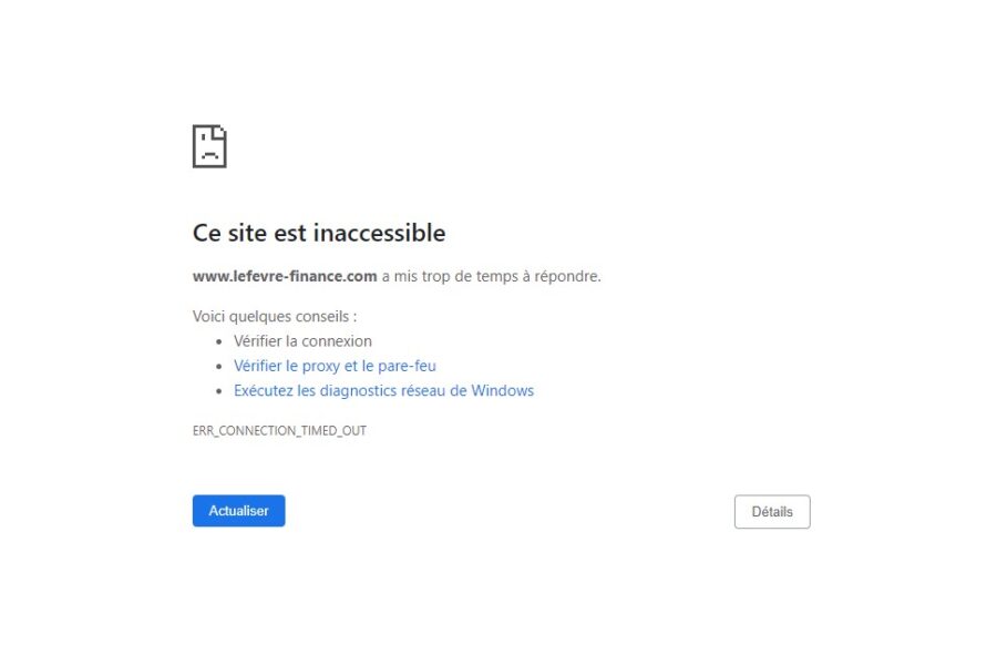 Arnaque n°1043 : Lefevre-finance.com