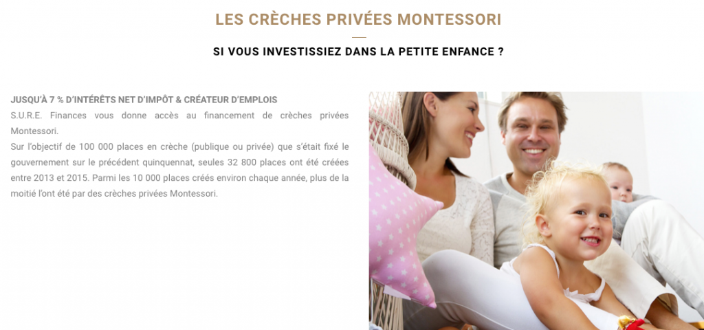 S.U.R.E. Finance SURE crèches