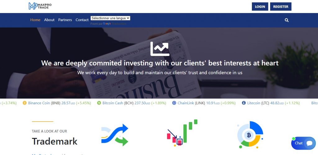 Pourquoi Maxprotrade.com est un site de trading à fuir ?