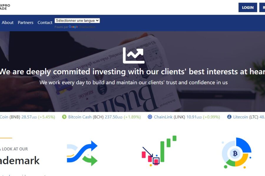Pourquoi Maxprotrade.com est un site de trading à fuir ?