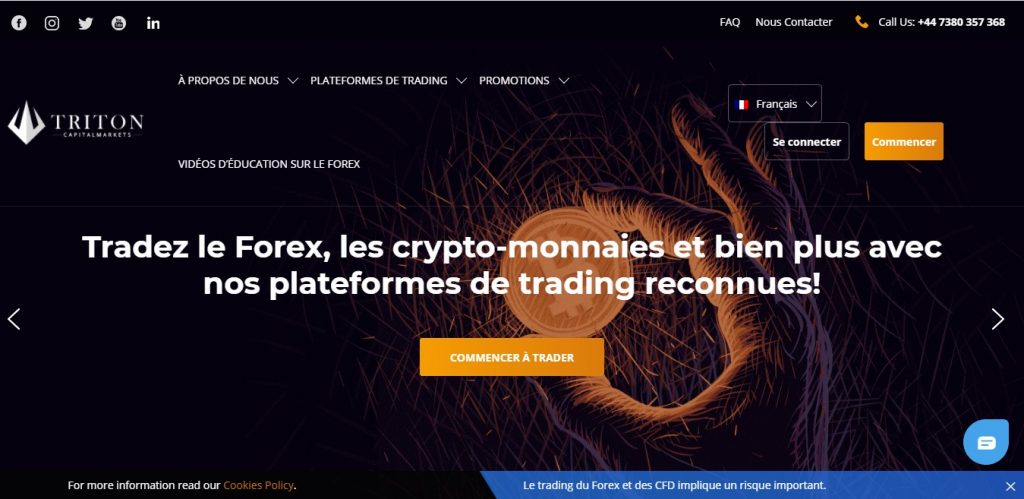 Tritoncapitalmarkets.fr : le site d’arnaque qui rêvait de former les épargnants