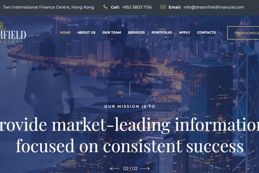 Dreamfieldfinancial.com : un site d’arnaque presque subtil