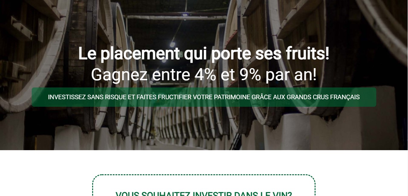 Placement-vins.com/investir-vignoble : Le piège de l’investissement dans le vin