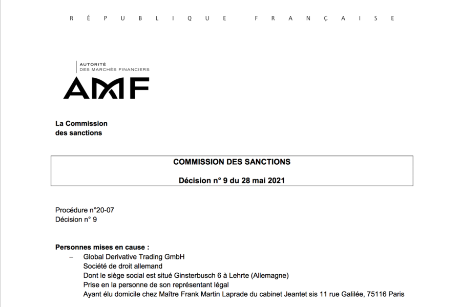 Global Derivative Trading GmbH