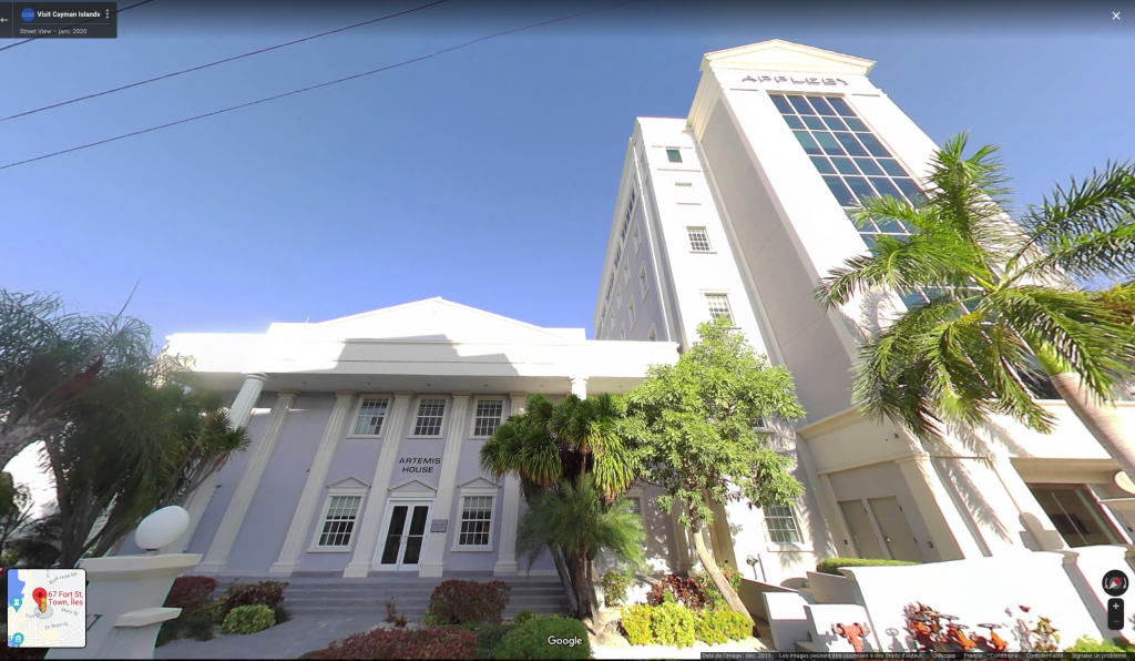 Artemis House, le siège social d'Everfx aux Iles Cayman