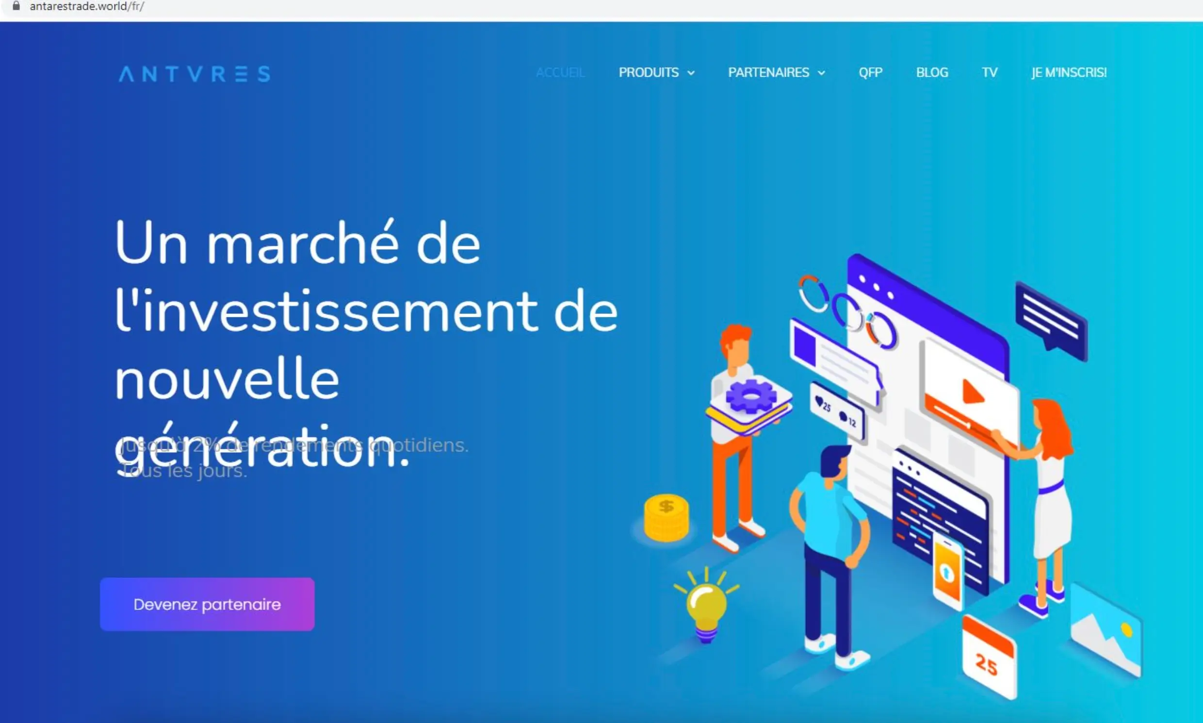 Antares Trade l'arnaque