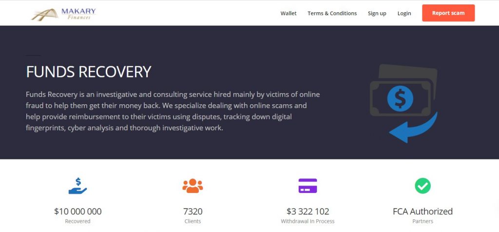 Makarywallets.com : Le business florissant de l’arnaque à la récupération de fonds