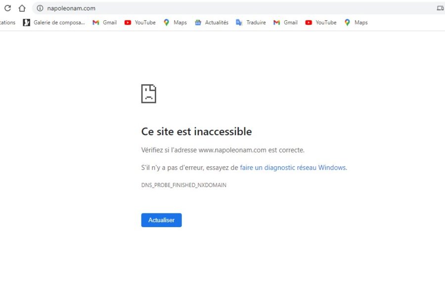 Napoleonam.com : Un site d’arnaque qui en rappelle d’autres
