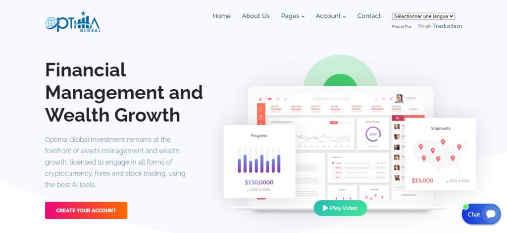 Les arnaqueurs de Optimaglobalinvestment.com sont démasqués