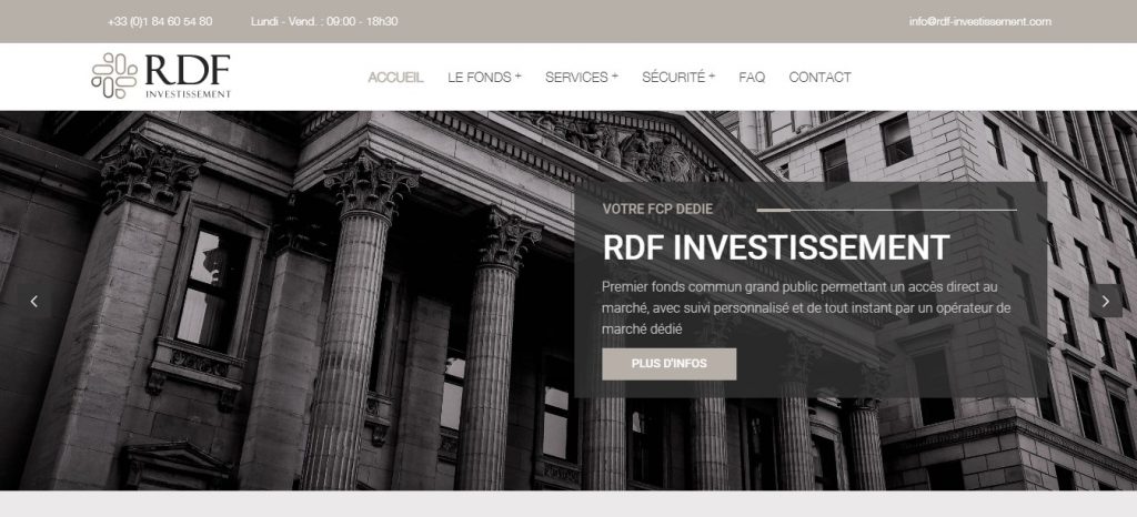 Rdf-investissement.com : Le piège tendu par des escrocs