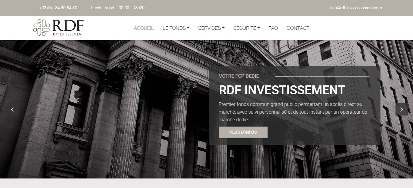 Rdf-investissement.com : Le piège tendu par des escrocs