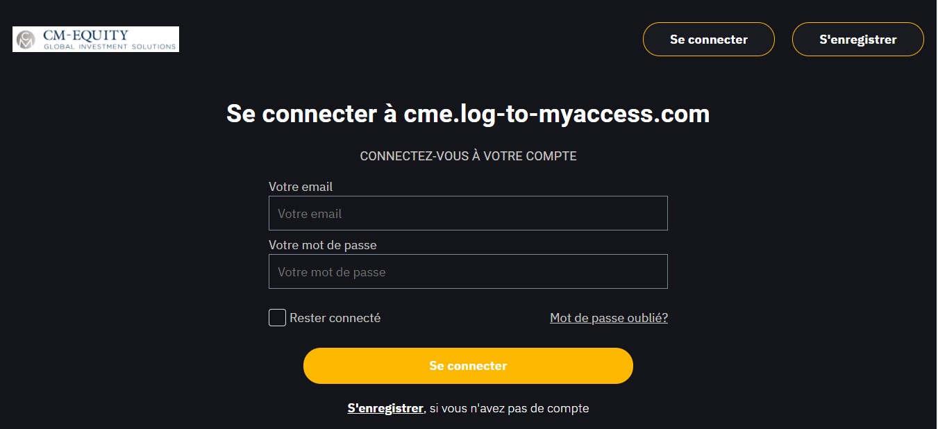Un piège vous attend sur Cme.log-to-myaccess.com