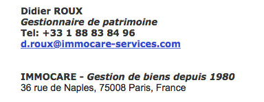 Didier ROux immocare services