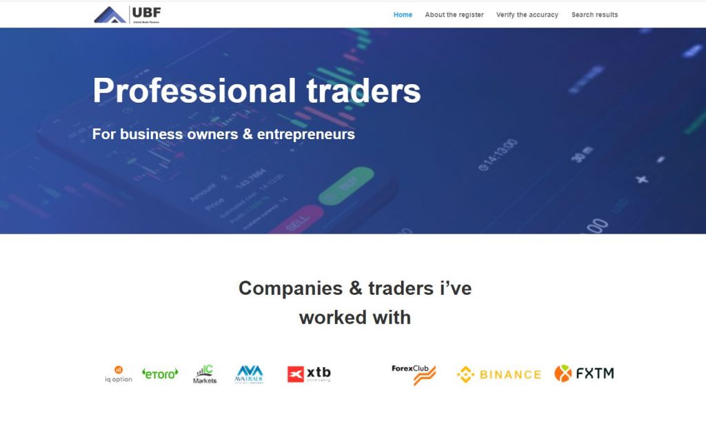 UNITED BANK FINANCE