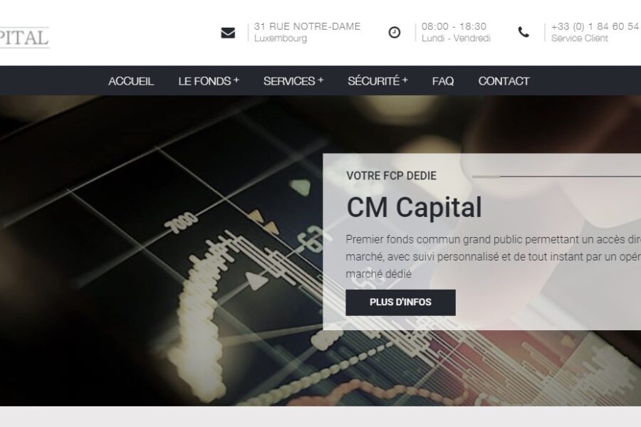 Cmcapital-lu.com et Rdf-investissement.com : Deux sites, UN groupe d’escrocs