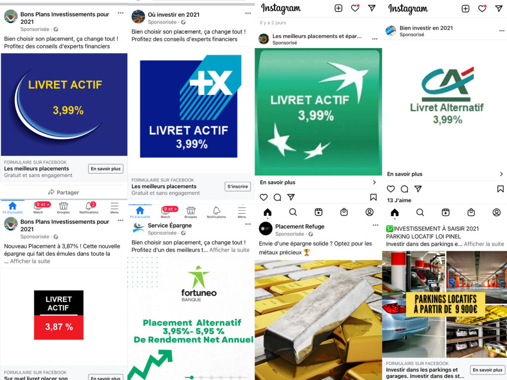 Publicité Facebook Instagram