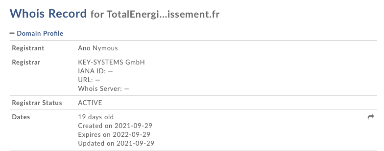 totalenergies-investissement.fr whois