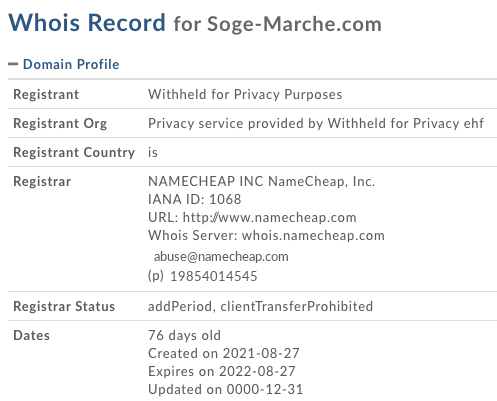 Soc gen suite