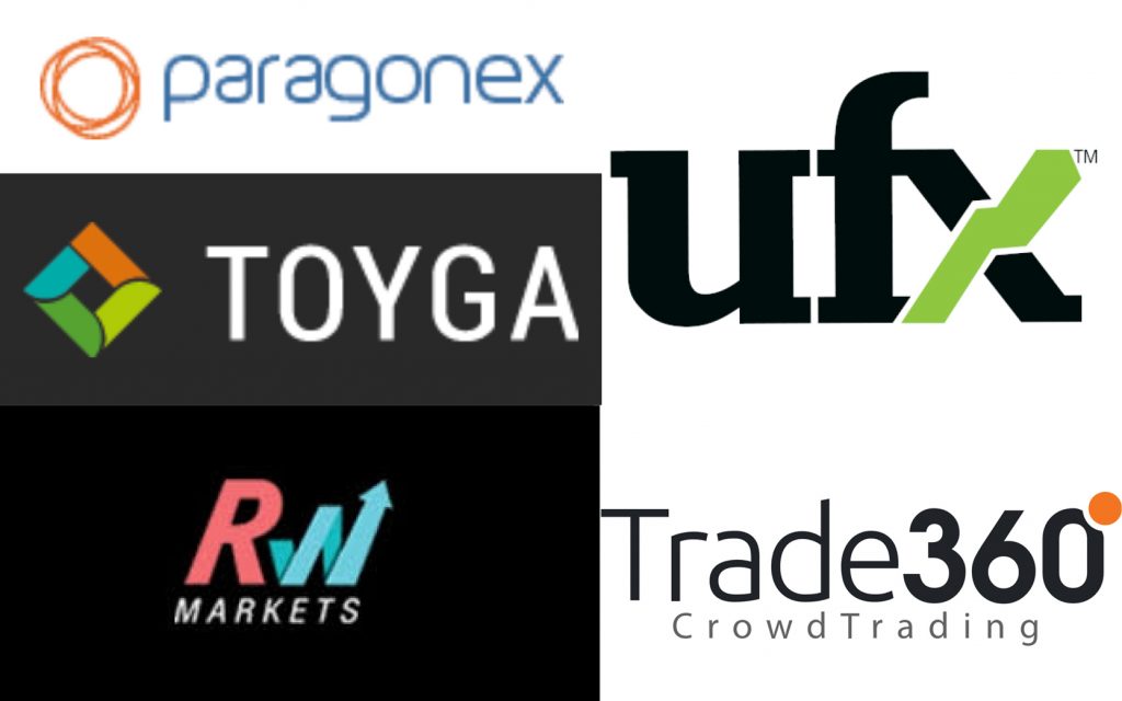 UFX Toyga Trade360 Paragonex TWMarkets