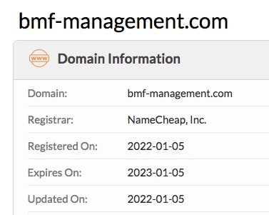 bmf management.com whois