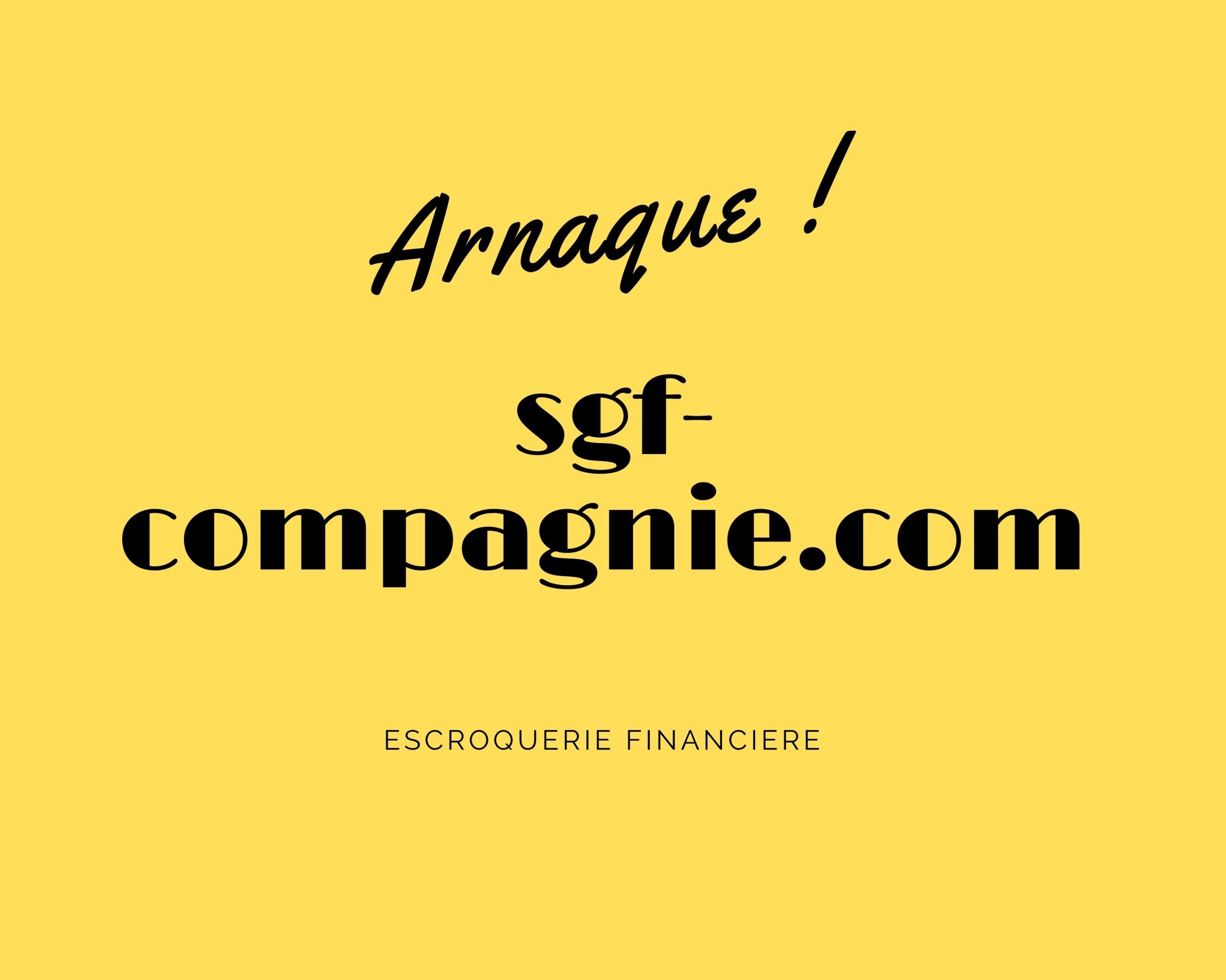sgf-compagnie.com
