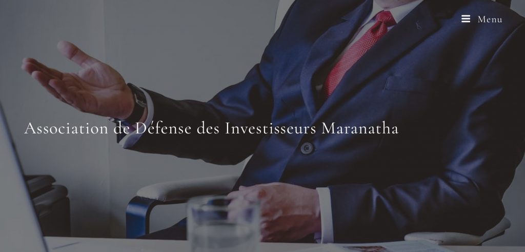 Adefima Maranatha association victimes